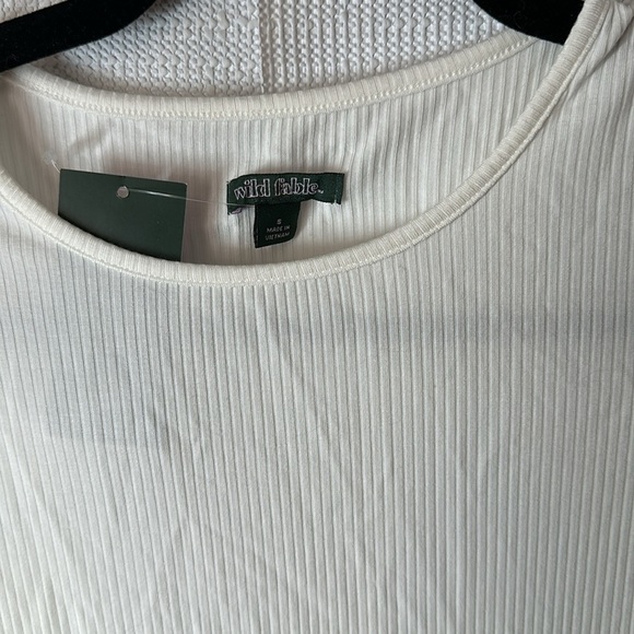 WILD FABLE NWT Ribbed Body Suit Open Back with Ties Women's Size S - Picture 3 of 5